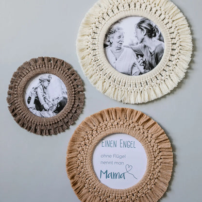 Macramé Set Picture Frames