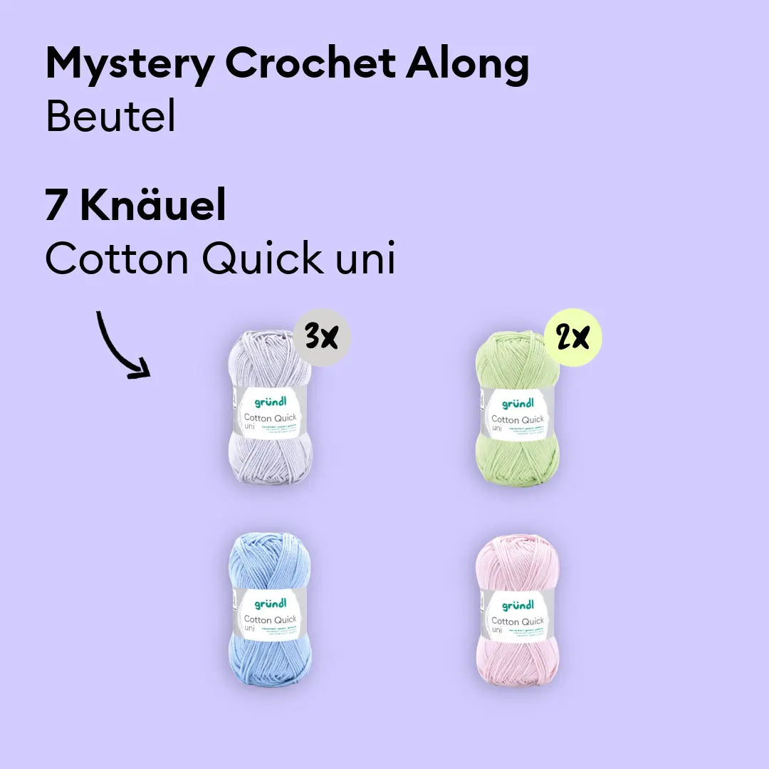 Häkelset Beutel Mystery Crochet Along