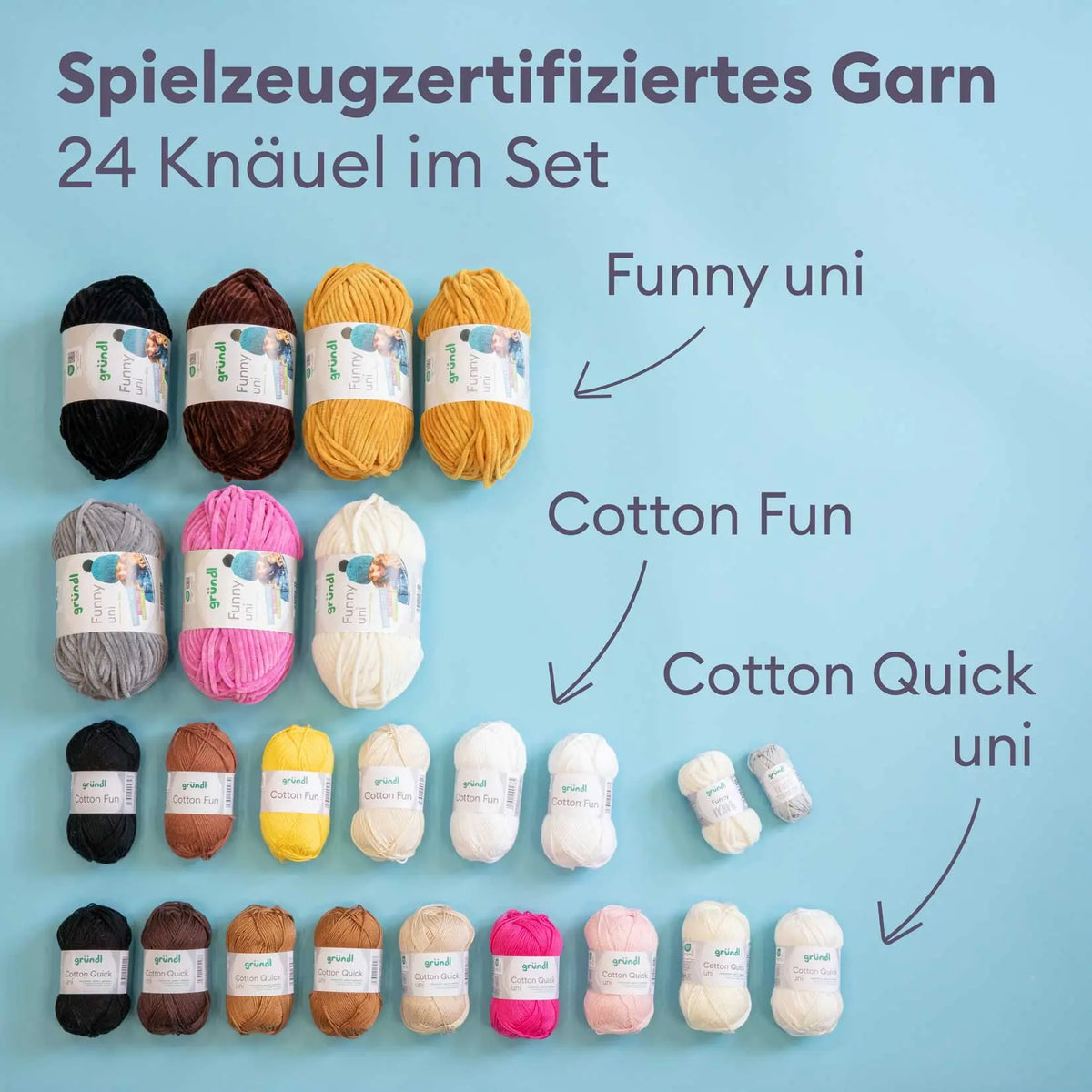Häkelset Safaritiere