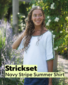 Strickset Navy Stripe Summer-Shirt