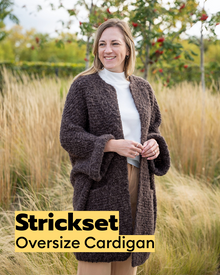 Strickset oversized Cardigan