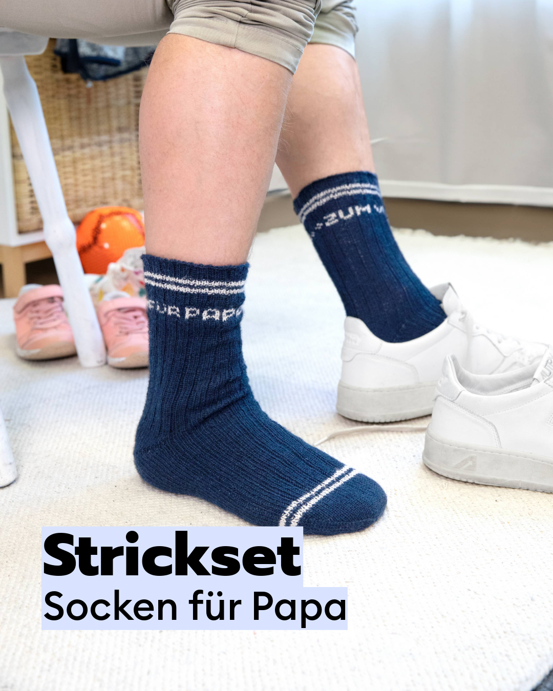 Strickset Socken für Papa