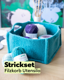 Strickset Filzkorb Utensilo