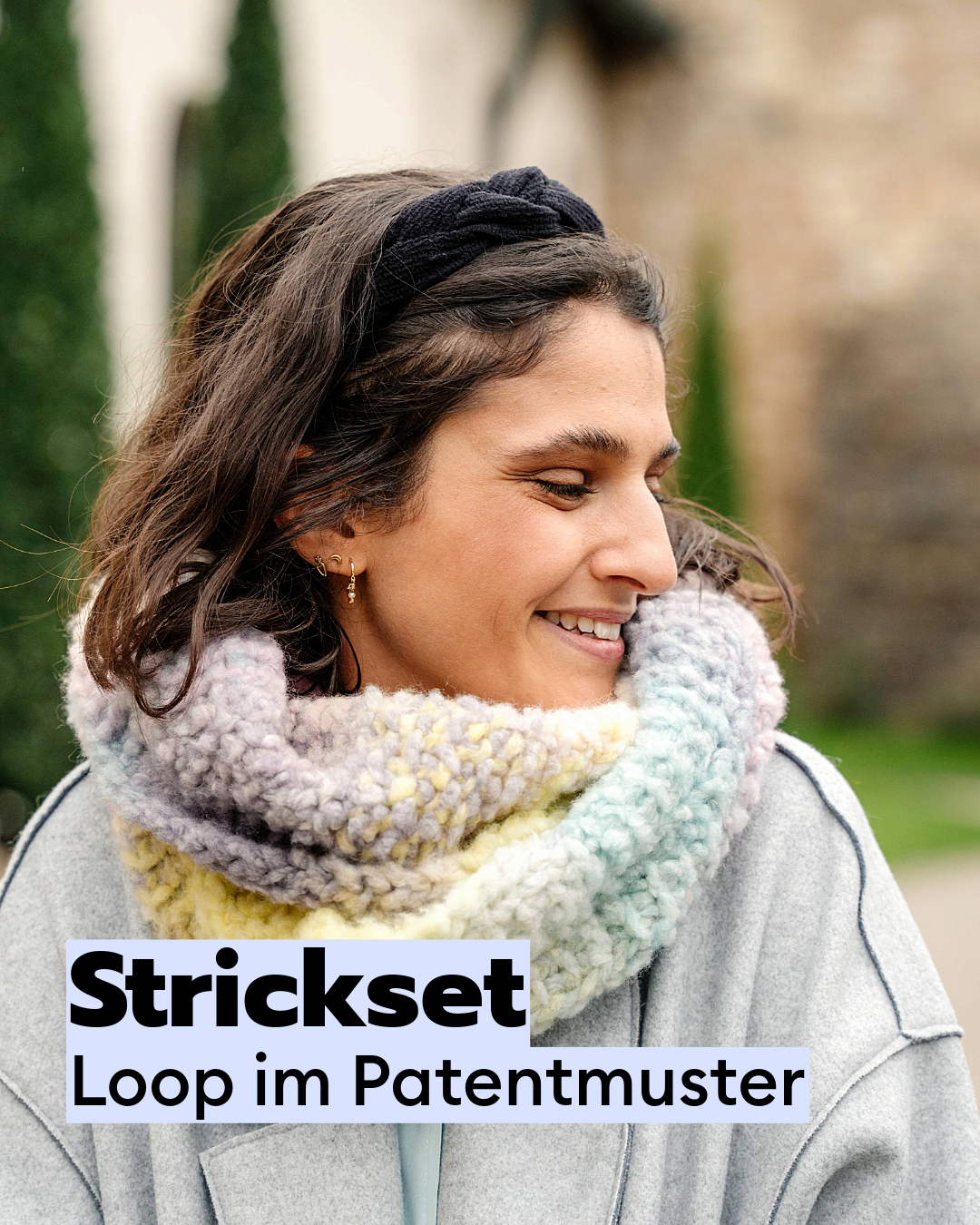Strickset Loop im Patentmuster