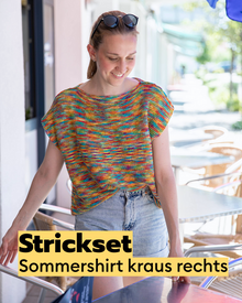 Kit de tricot - T-shirt d'été au point mousse