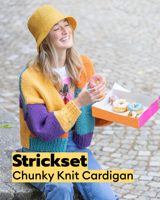 Knitting set Chunky Knit Cardigan