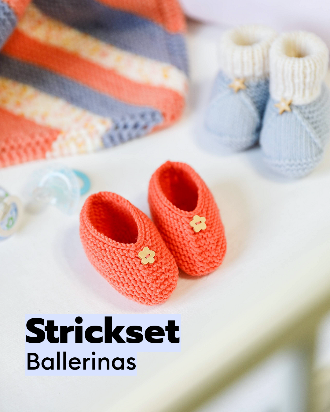 Strickset Baby Ballerinas