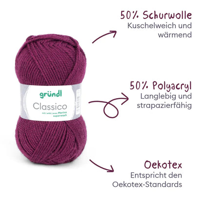 Men's knitting set: hat with loop