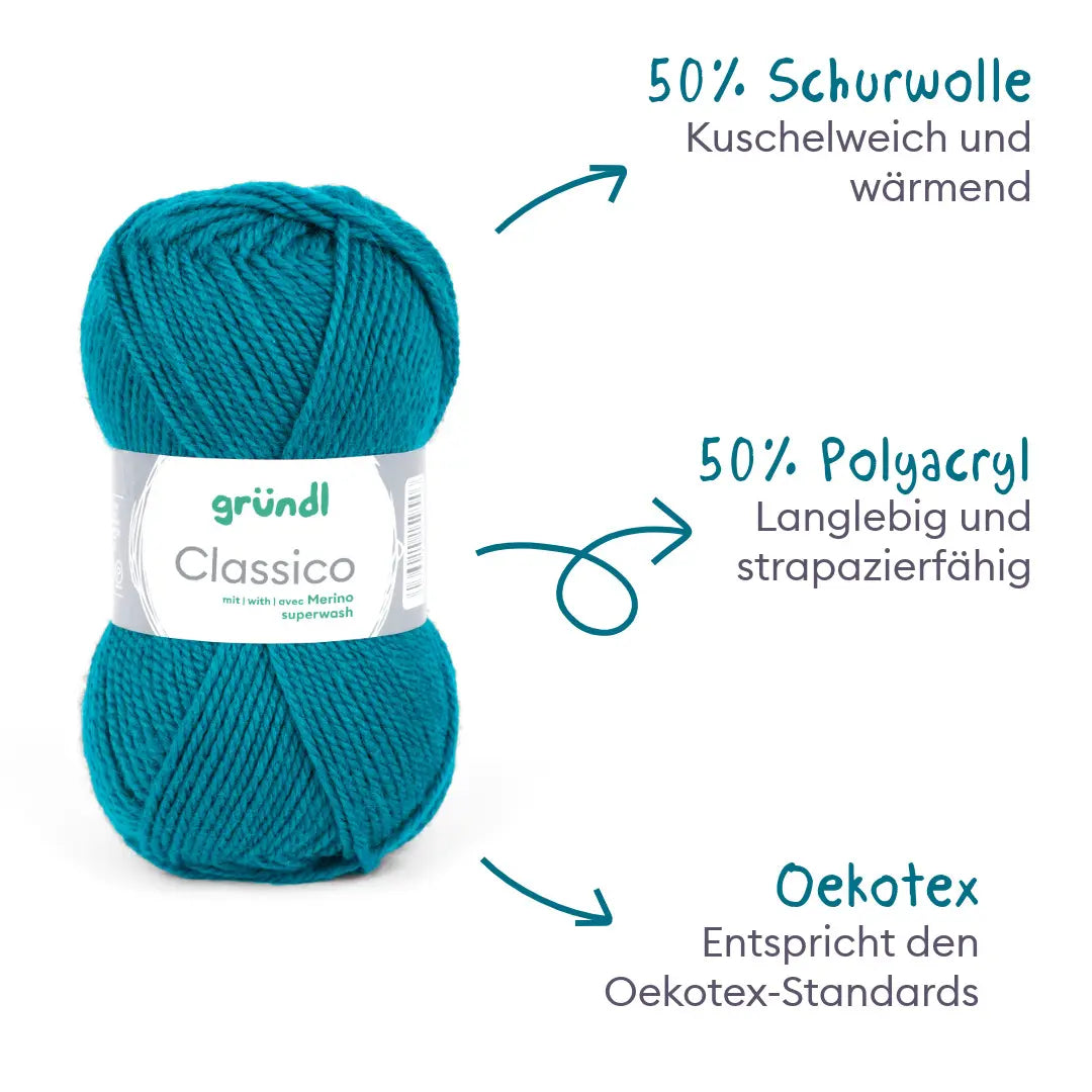 Strickset Pullover mit Hebemaschen