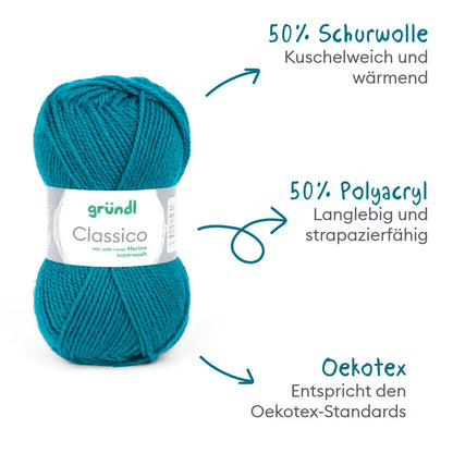 Strickset Pullover mit Hebemaschen