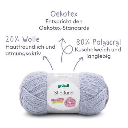 Strickset Pulli mit Ballonärmeln