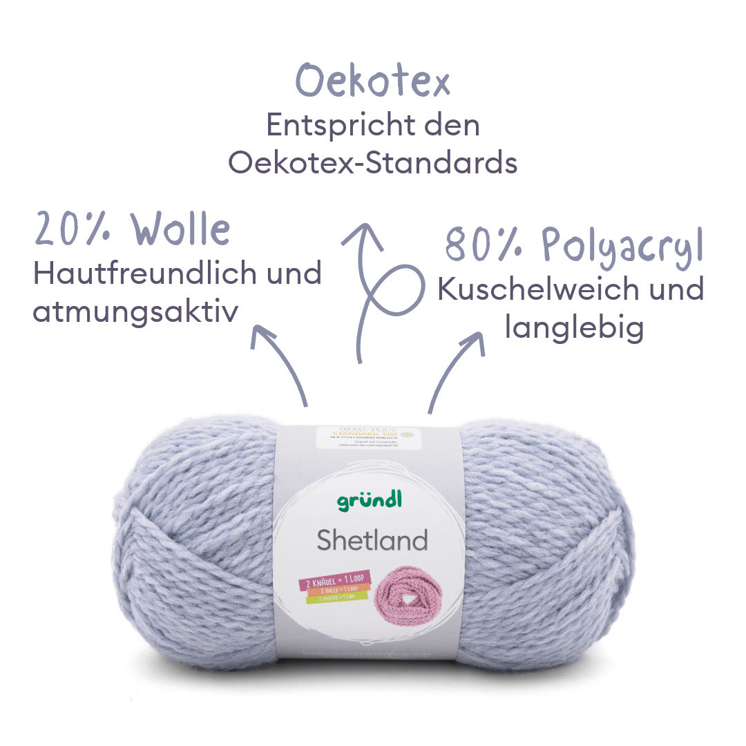 Strickset Pulli mit Ballonärmeln