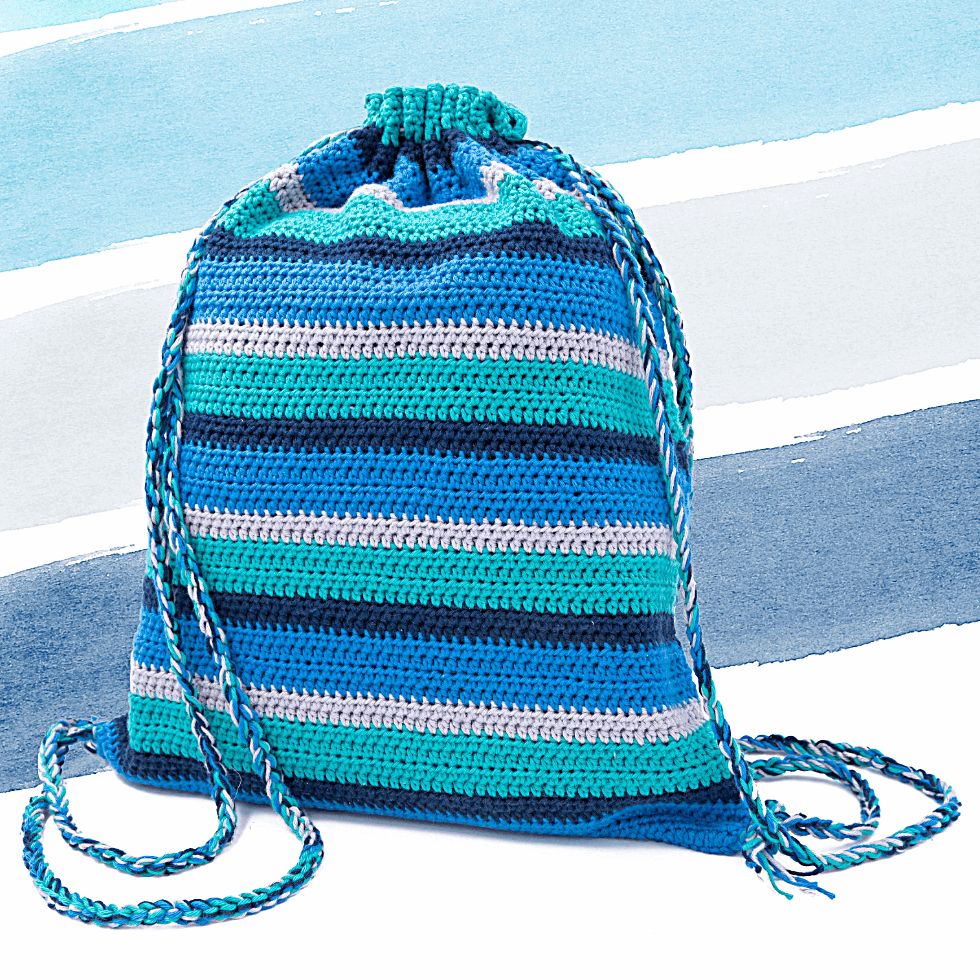 Crochet kit for a deluxe sports bag