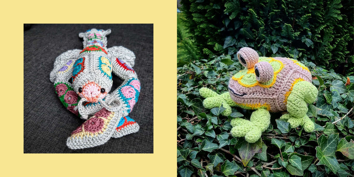 Einzigartige Amigurumi mit der African Flowers Technik häkeln: Kooperation mit @haekelhaken