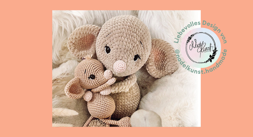 Kuscheltiere häkeln mit viel Liebe: Kooperation mit Anne von @nadelkunst.handmade