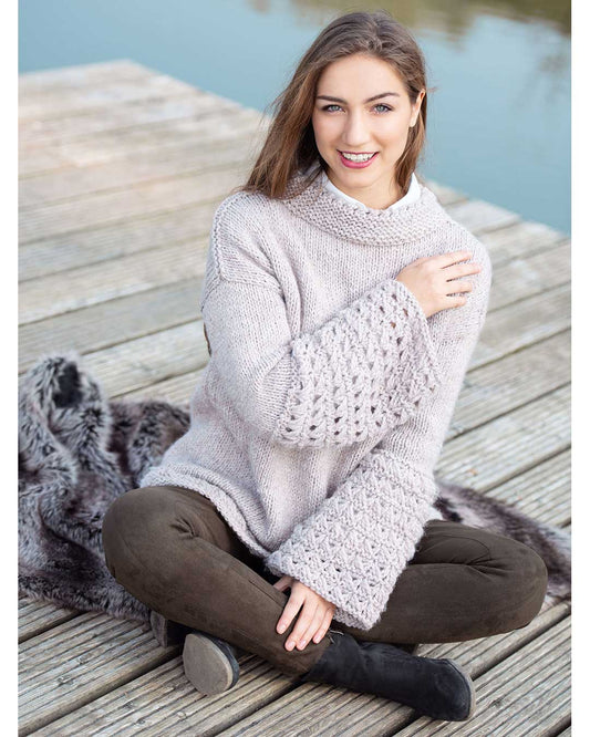 Pulli mit Trompetenärmeln