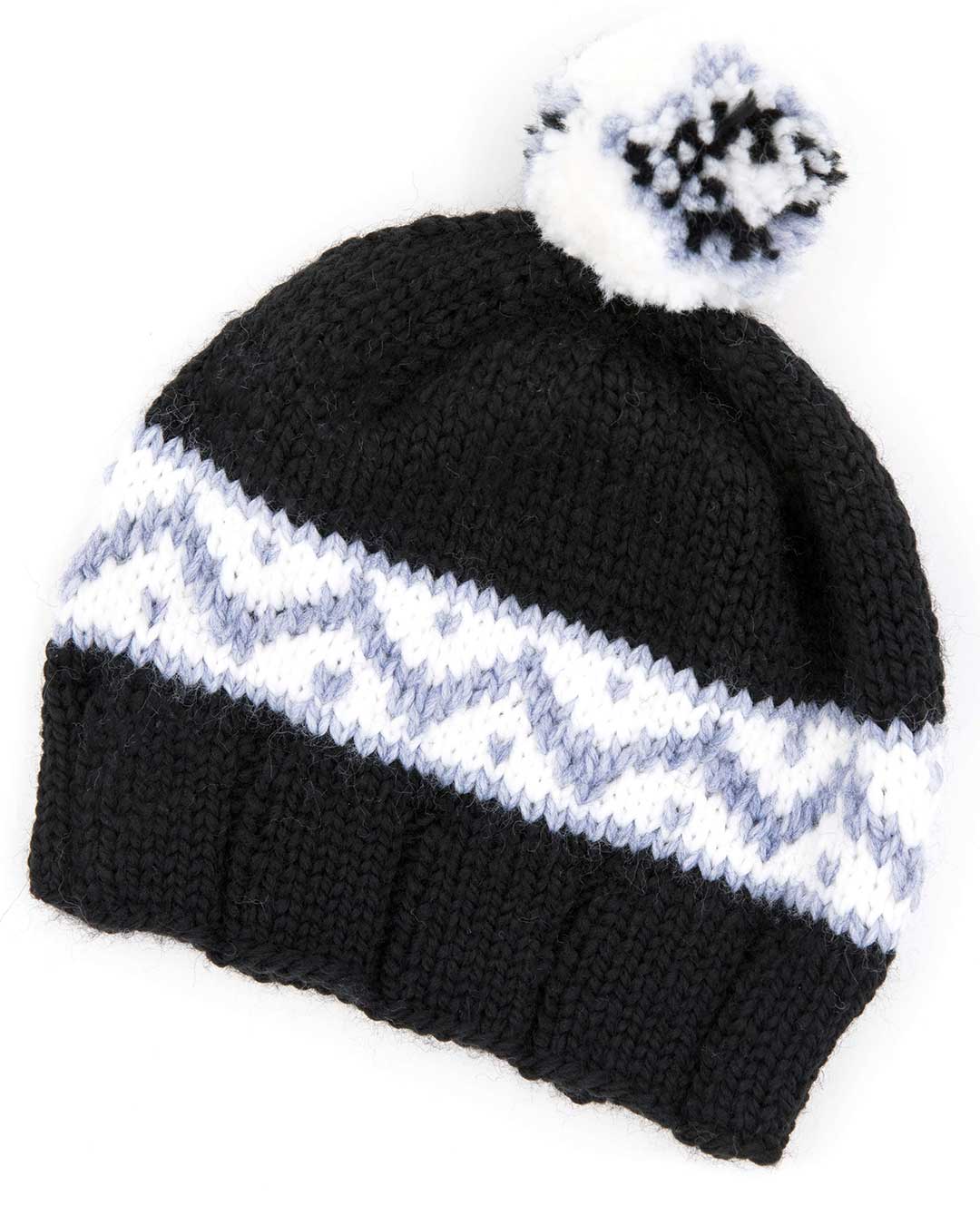 Jacke und Mütze mit Einstrickmuster