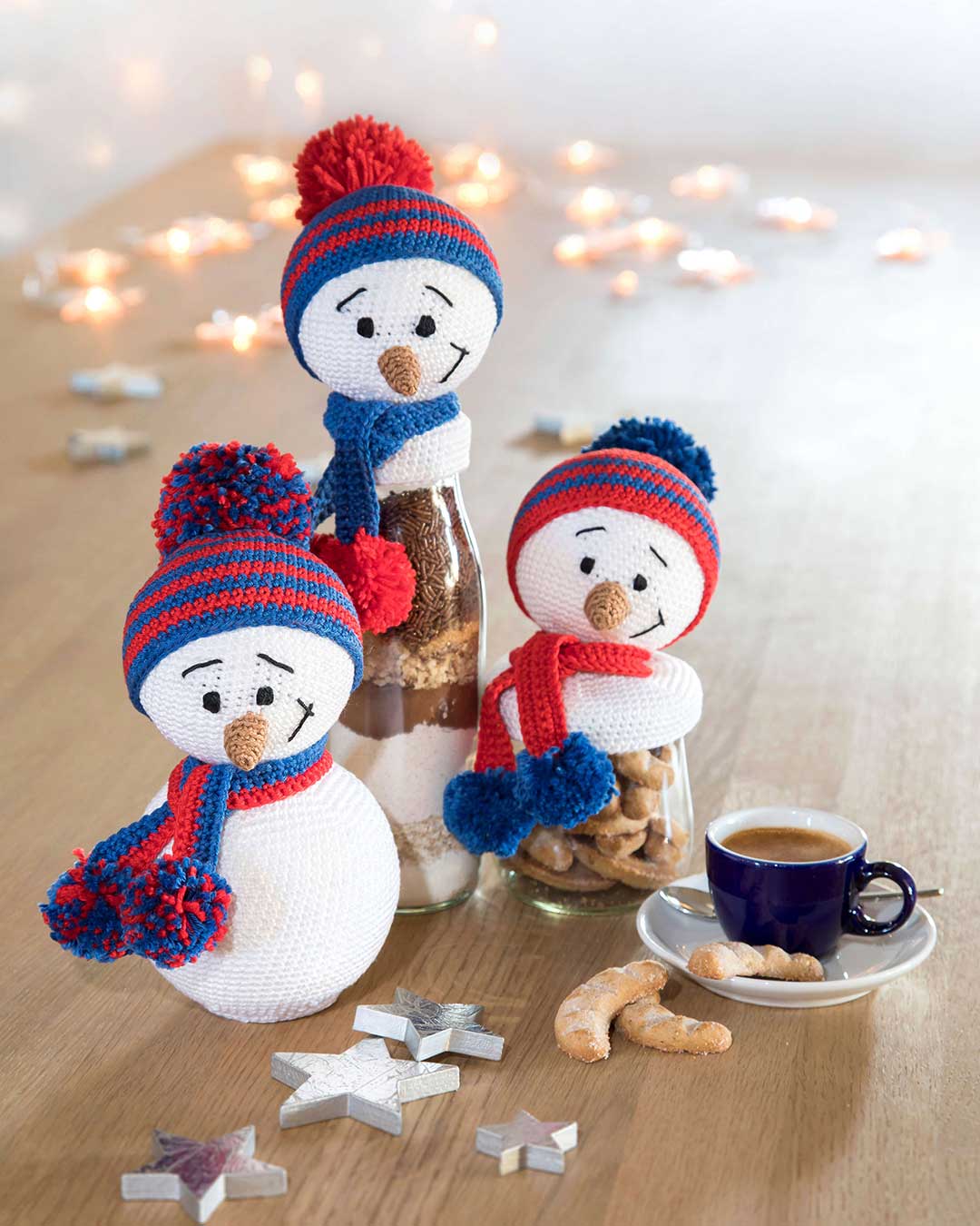 Anleitung Schneemann und Schneemann-Geschenkgläser