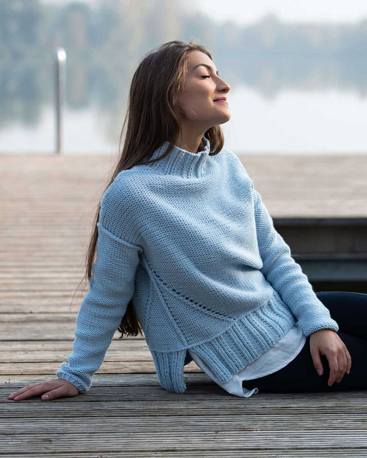 Pulli mit Außennähten