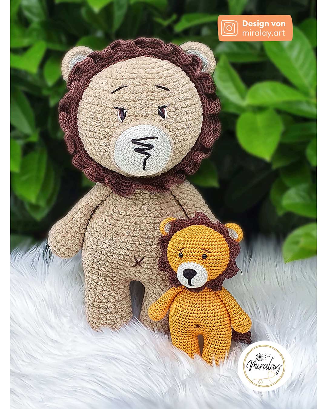 Anleitung Amigurumi-Löwe Paul aus Baumwolle