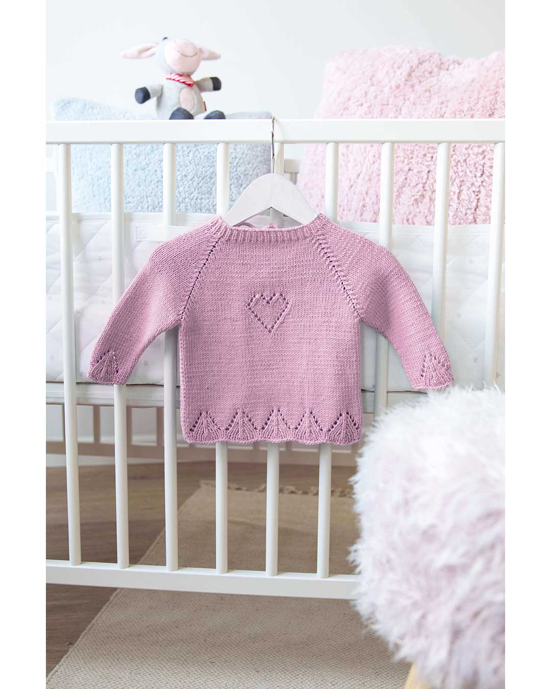 Anleitung Mädchenpulli mit Herz