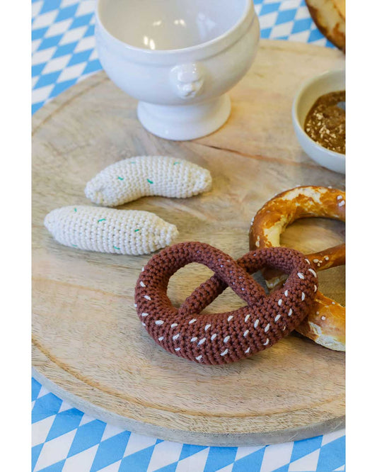 Anleitung Amigurumi Breze und Weißwurst