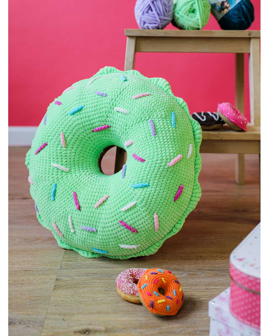 Anleitung Donut-Kissen