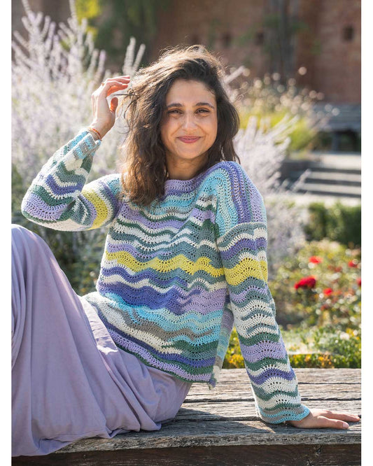 Instructions "Wave Rider" Crochet Sweater