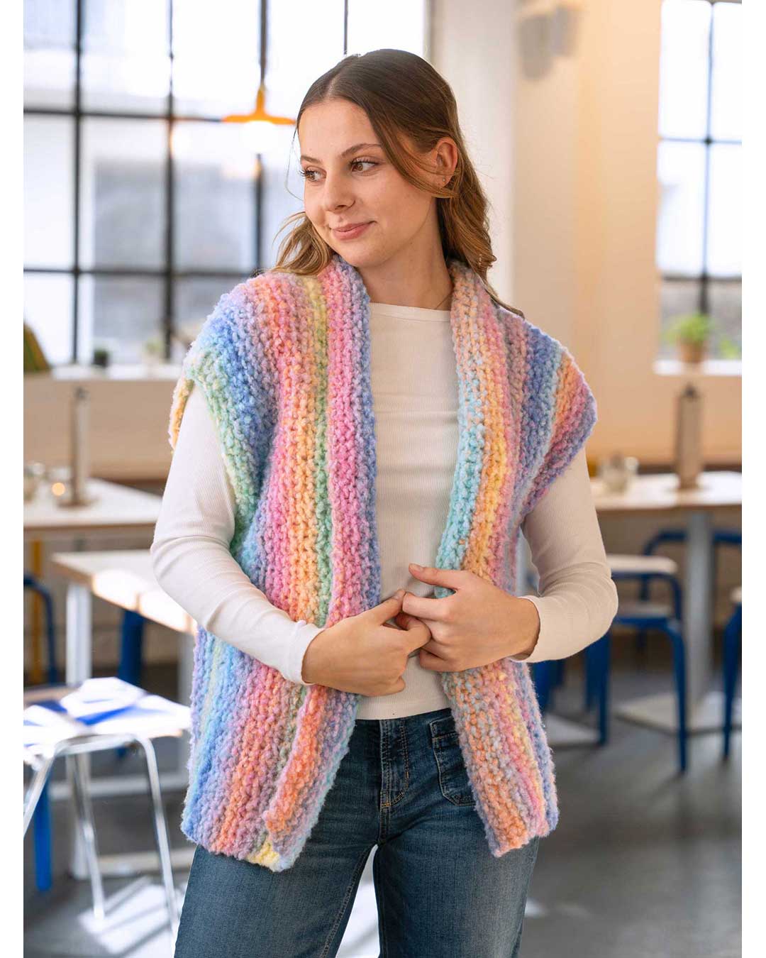 Anleitung Fluffy Vest