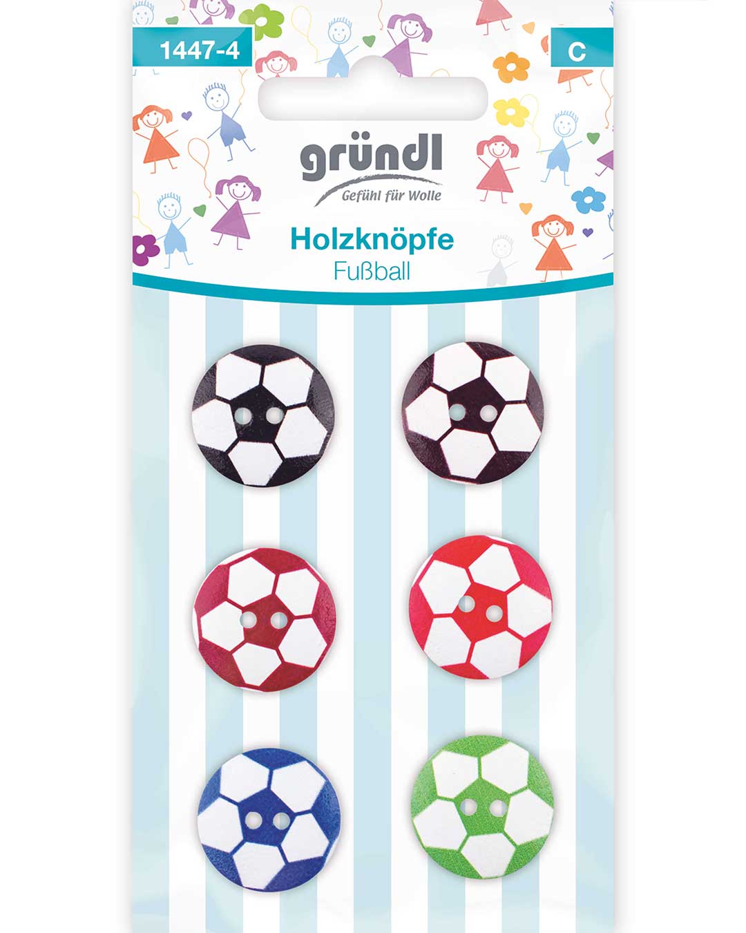 Boutons en bois – - Fußball