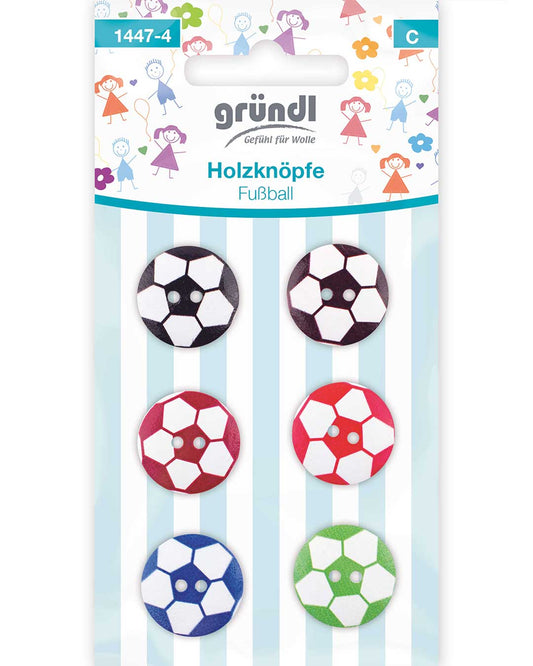 Boutons en bois – - Fußball