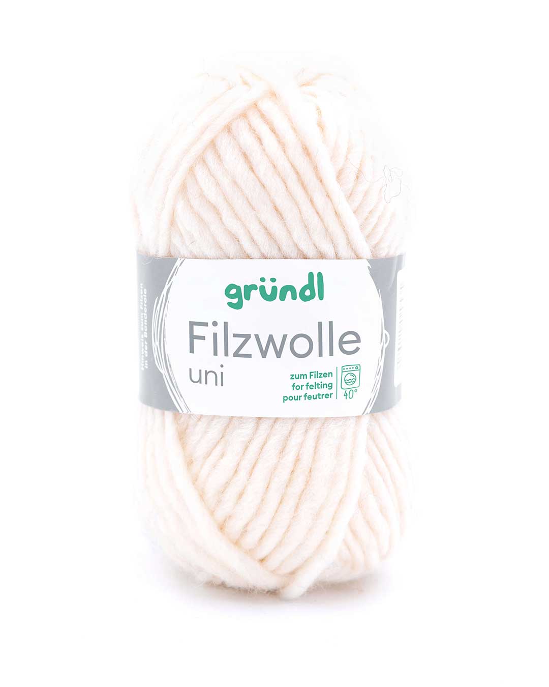Filzwolle uni