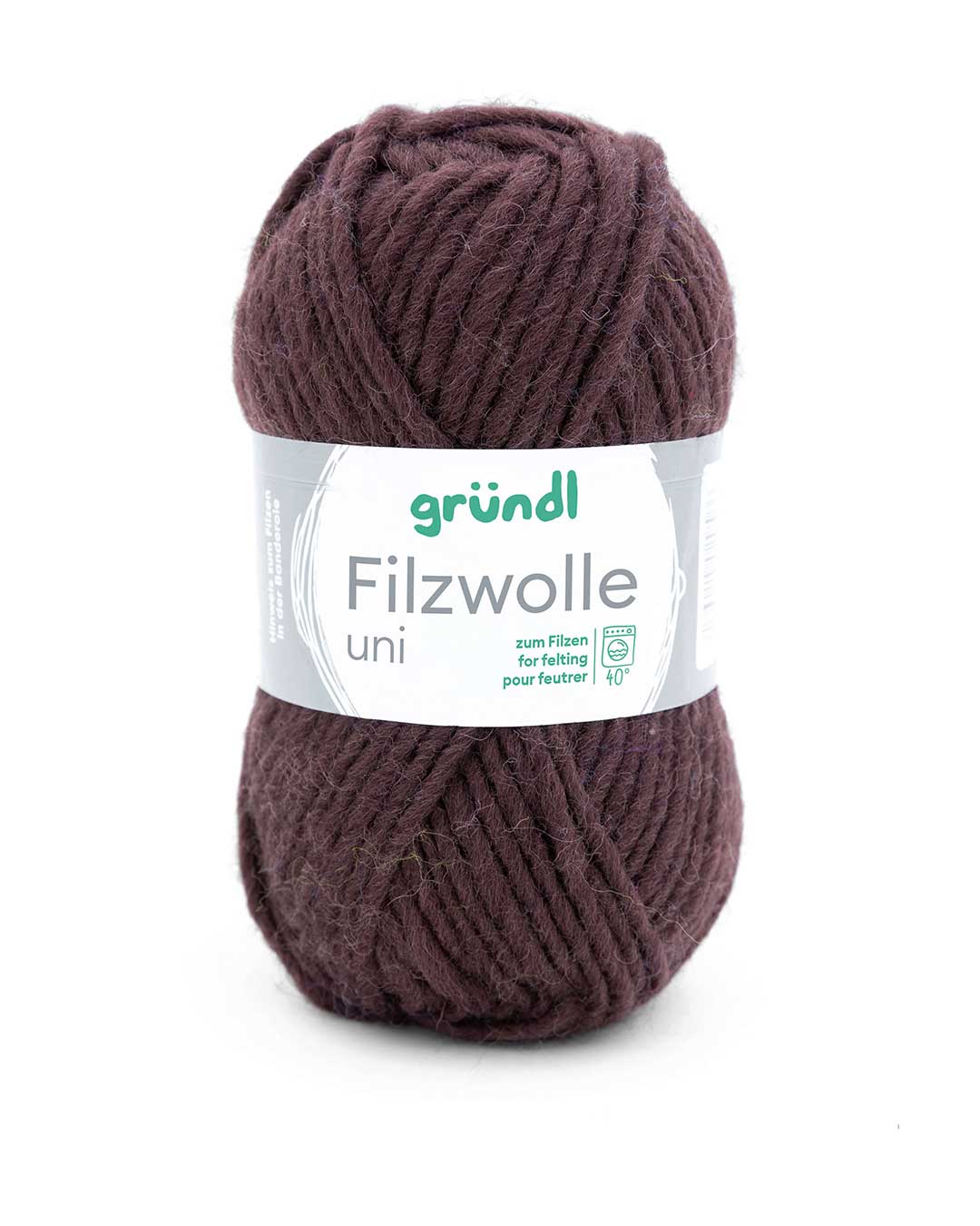 Filzwolle uni