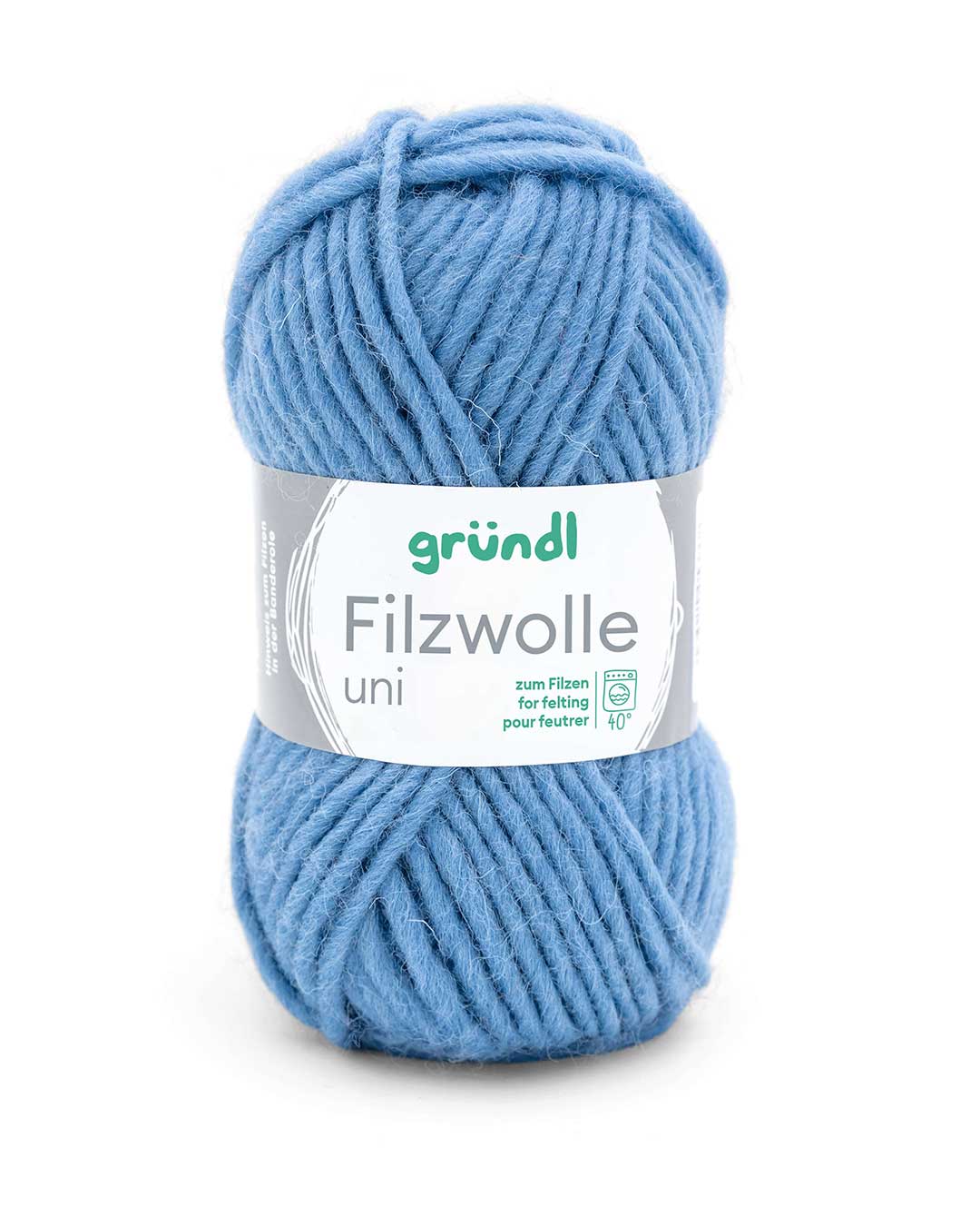 Filzwolle uni