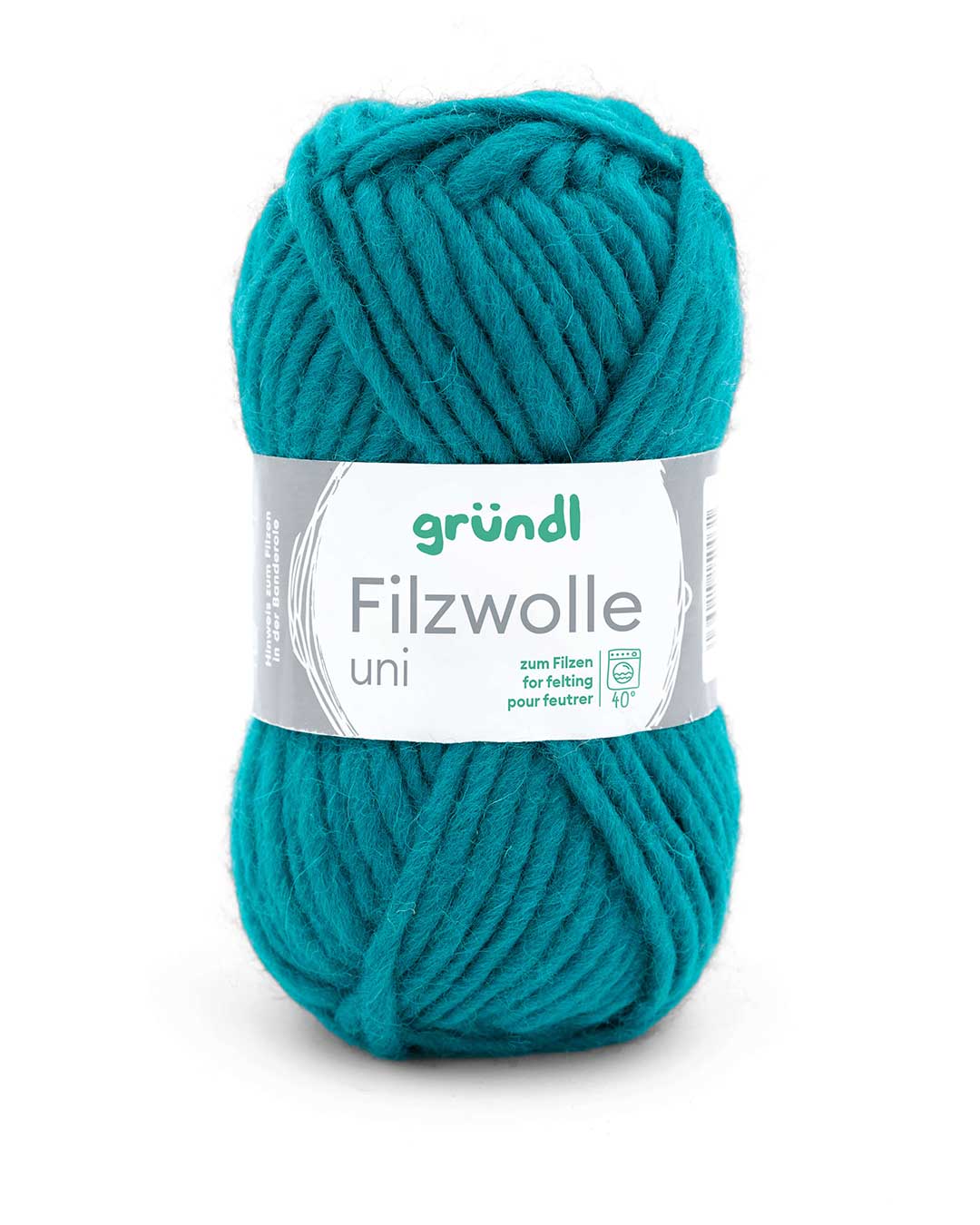 Filzwolle uni