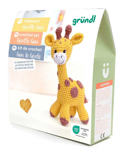 Häkeltiere, Häkelset in BOX - Giraffe