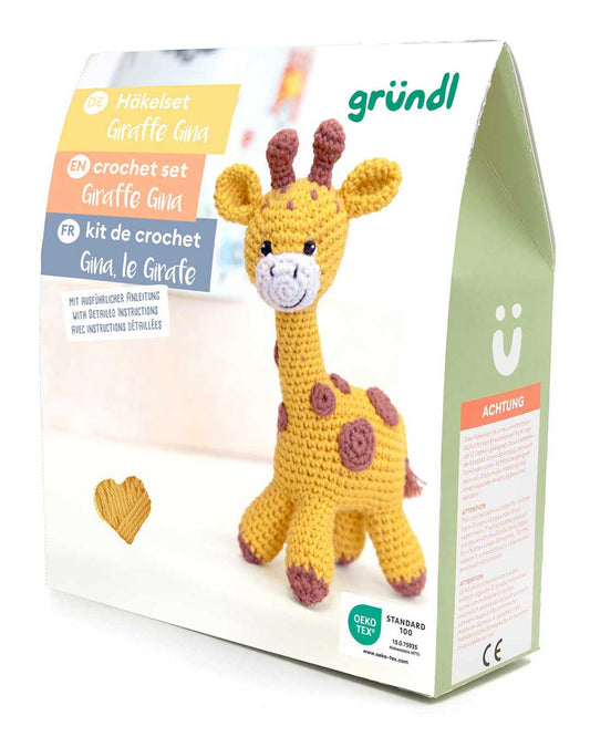 Häkeltiere, Häkelset in BOX - Giraffe