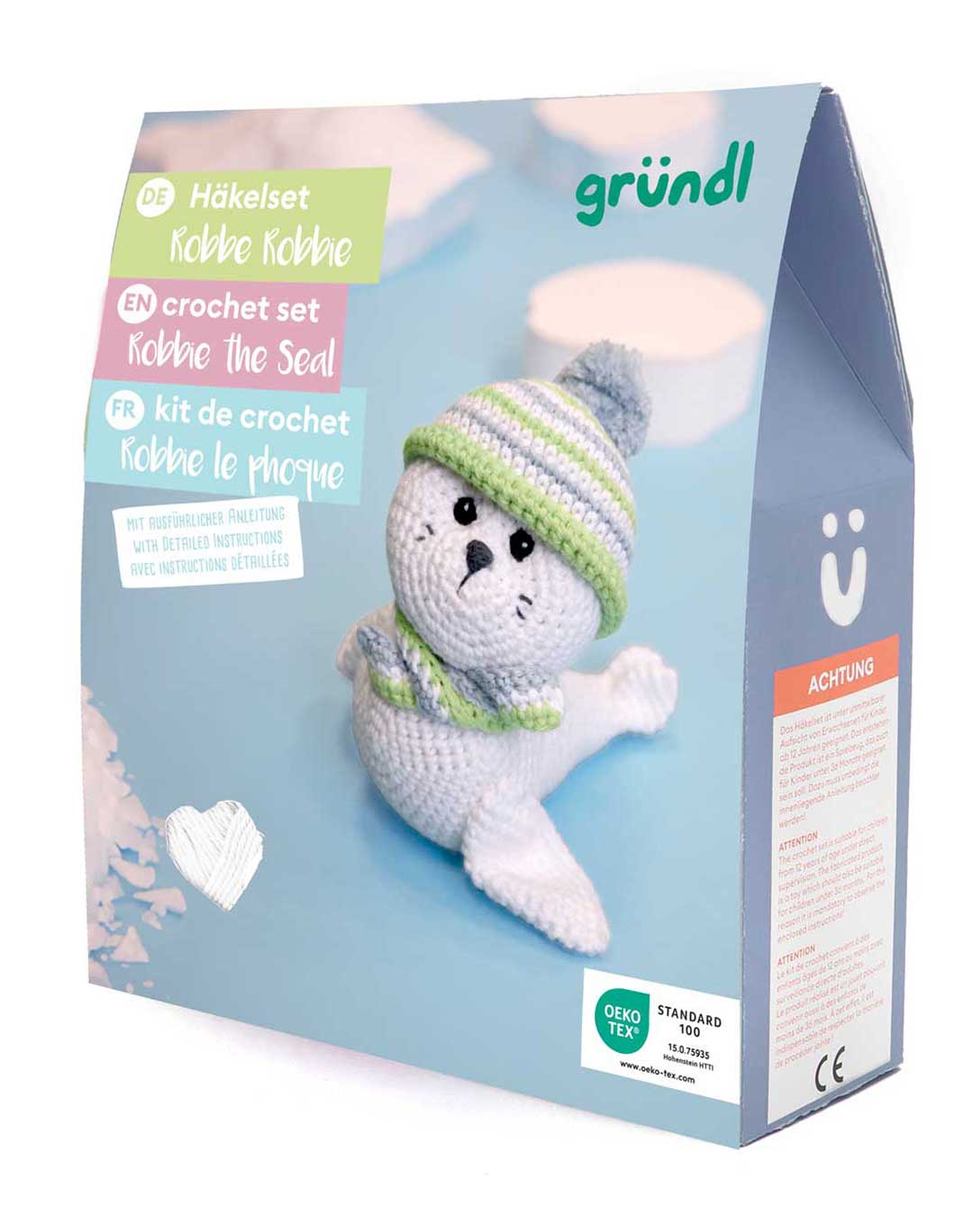 Häkeltiere, Häkelset in BOX - Tiger