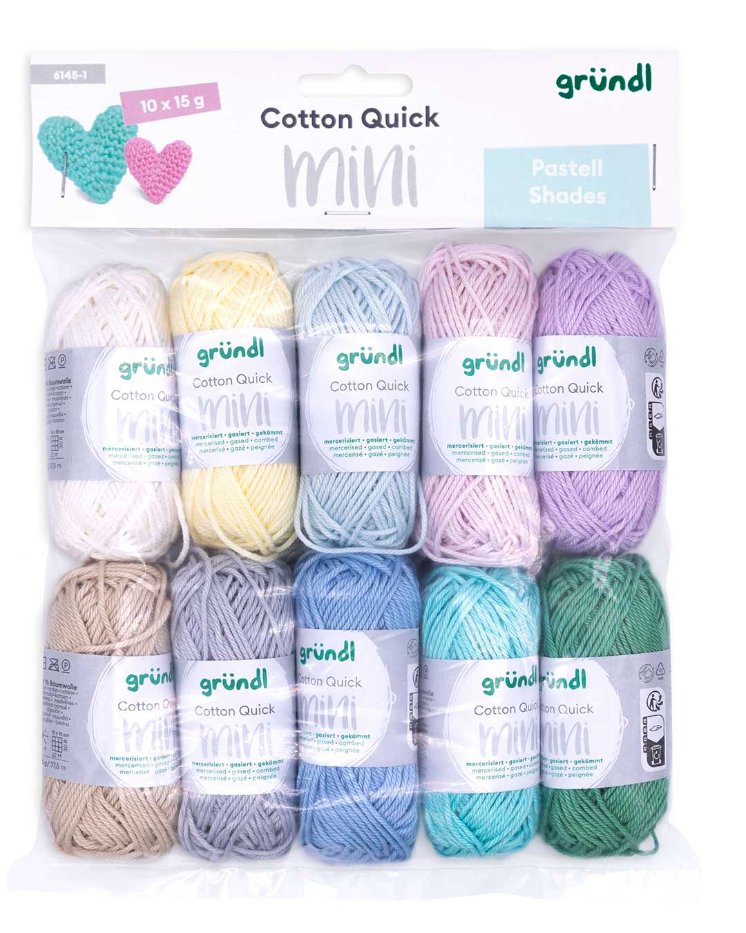 Cotton Quick Mini Shades 10 x 15 g - pastell
