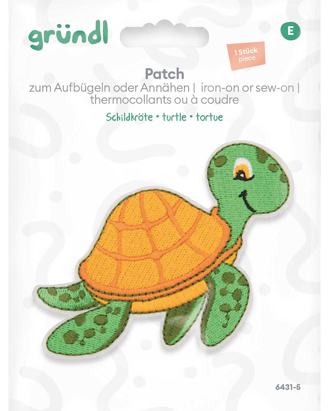 Patches zum Aufbügeln - Schildkröte