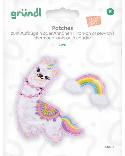 Patches zum Aufbügeln - Lama