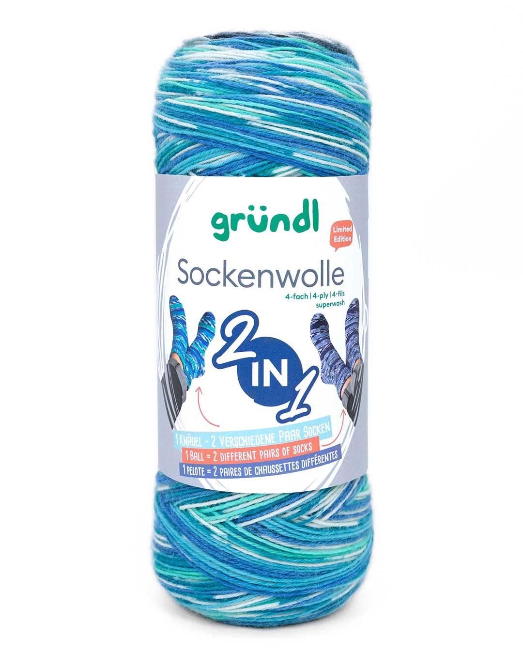 Sockenwolle 2-IN-1