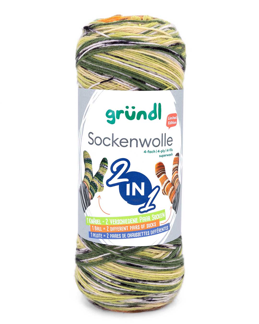 Sockenwolle 2-IN-1
