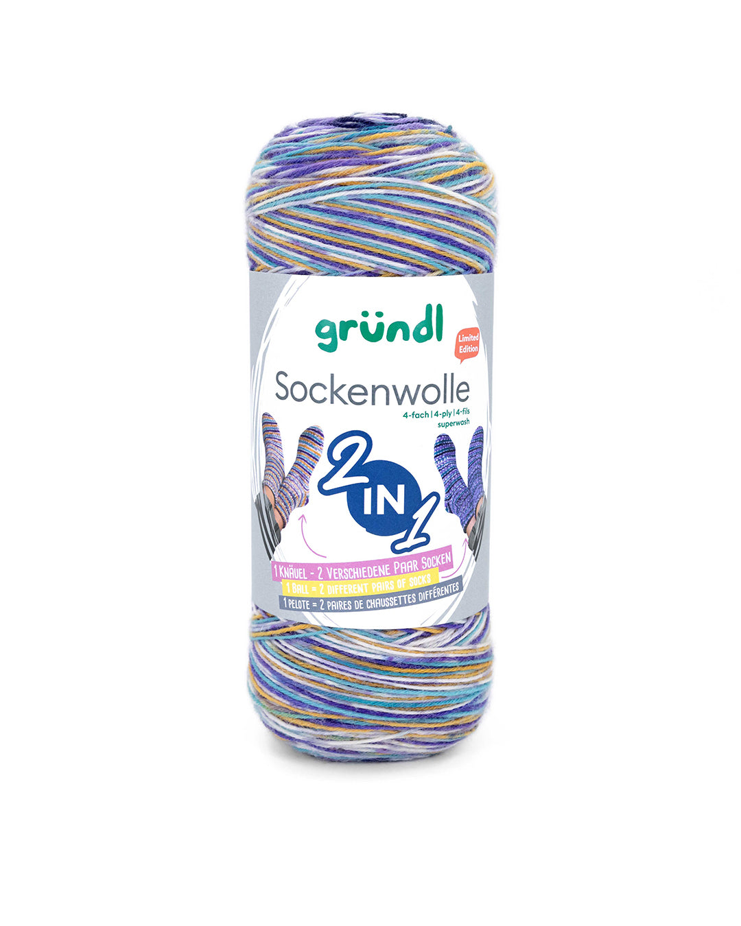 Sockenwolle 2-IN-1