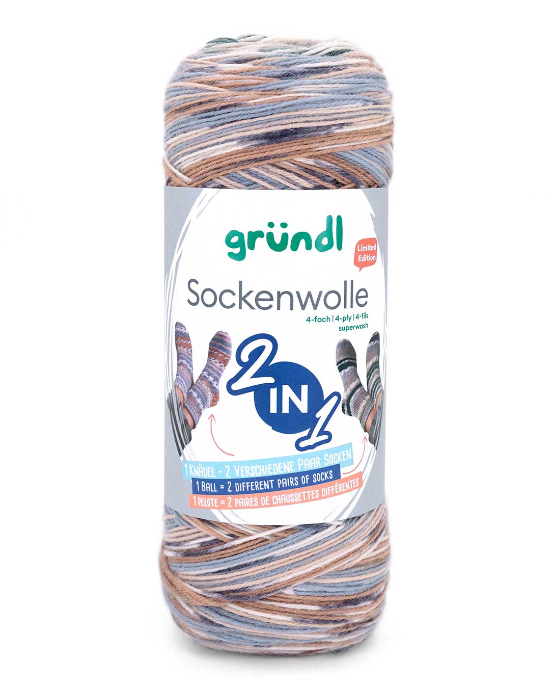 Sockenwolle 2-IN-1