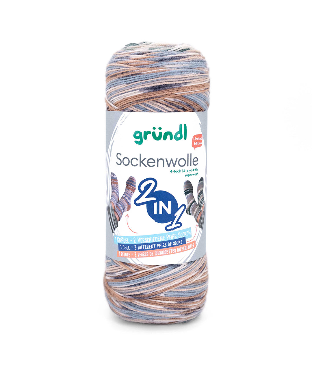 Sockenwolle 2-IN-1