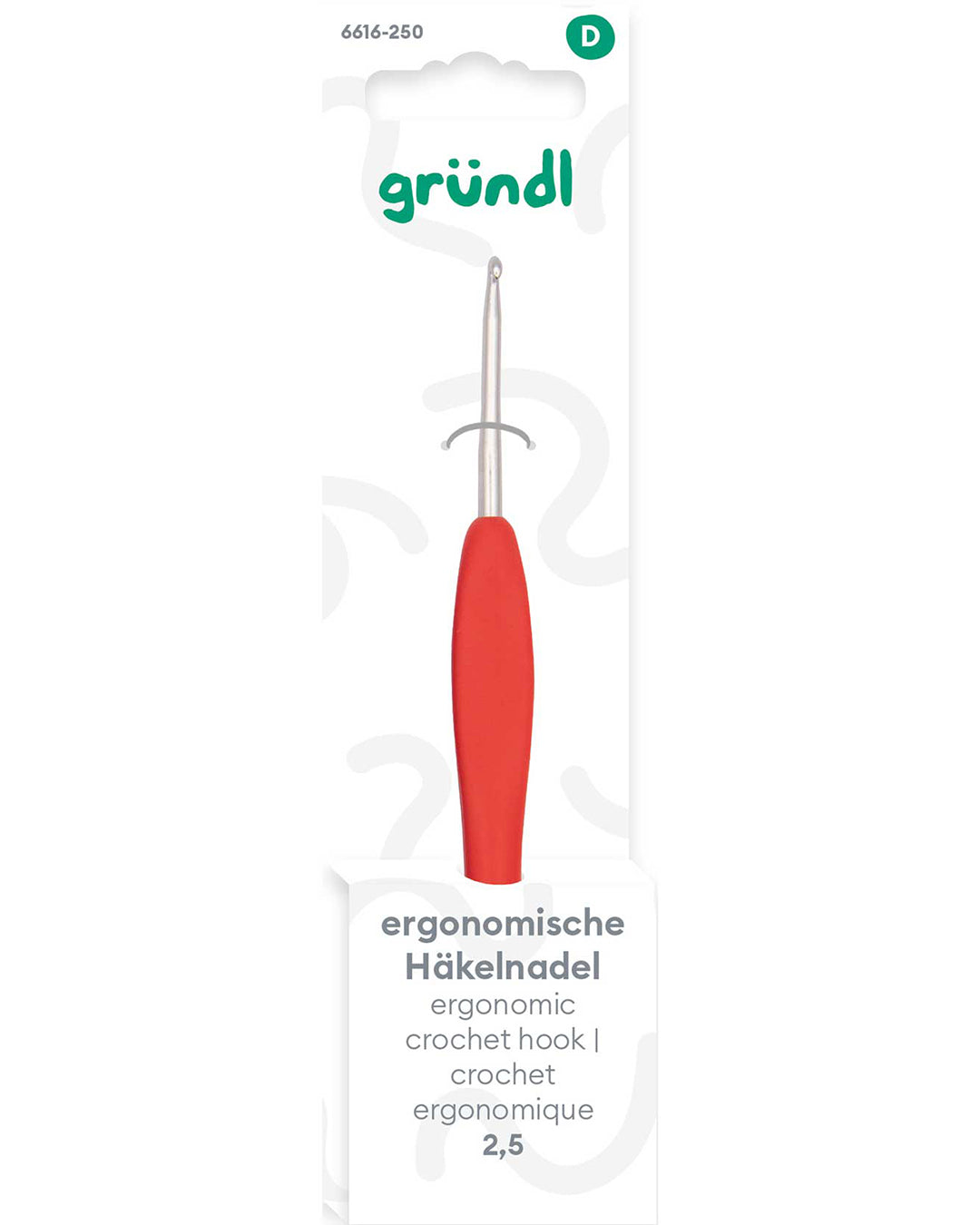 Ergonomische Häkelnadel
