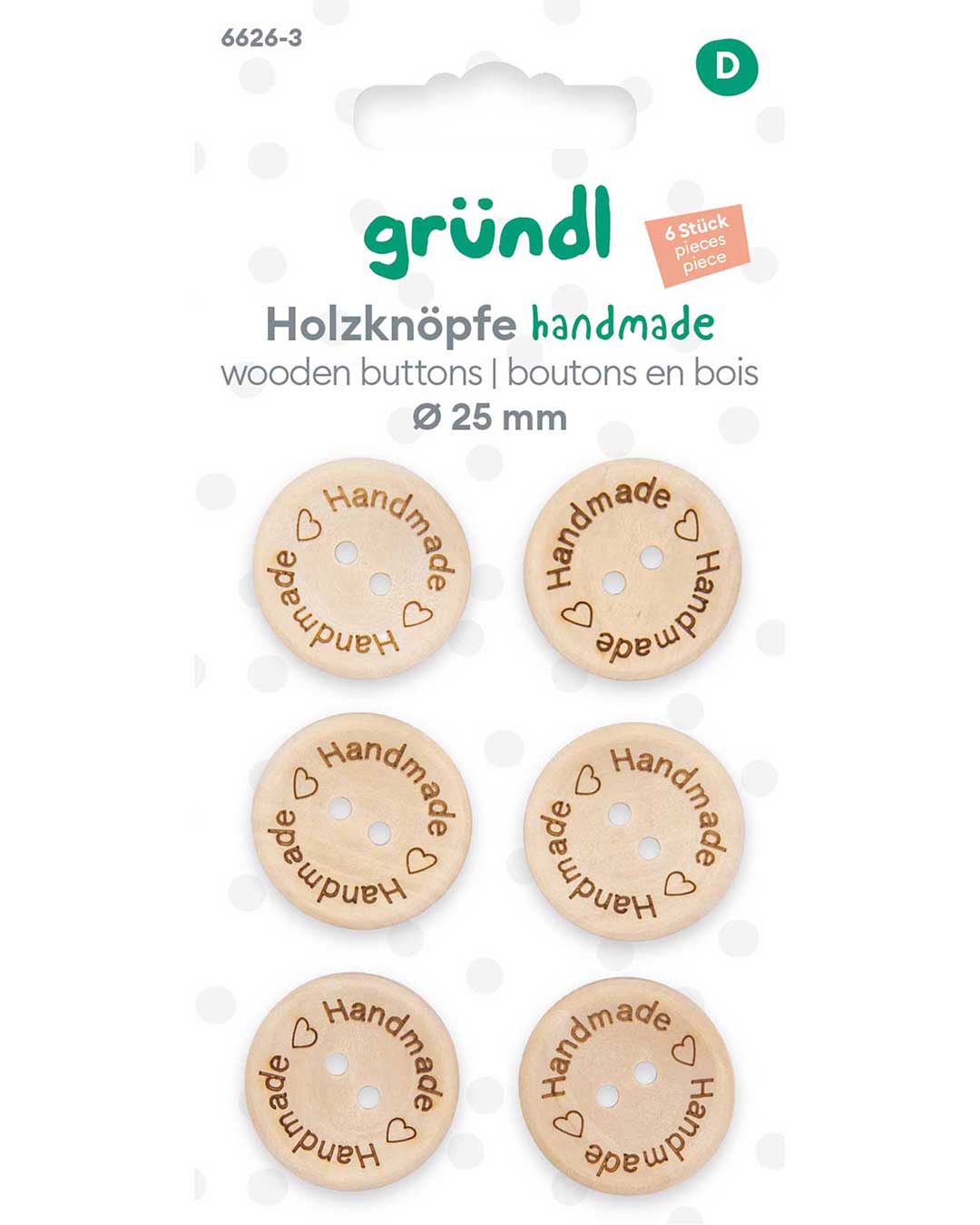 Holzknöpfe Handmade