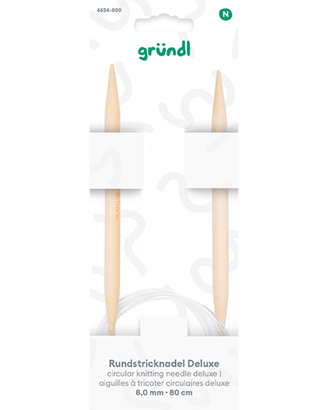 Rundstricknadel Deluxe, 80 cm