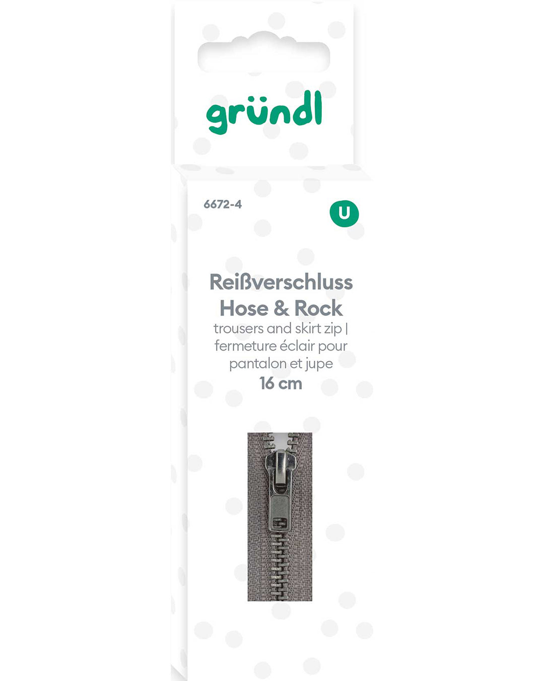 Reißverschluss Hose und Rock, 16cm